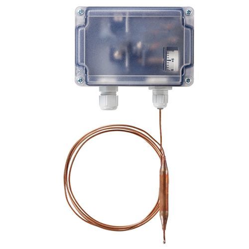 Termostato protezione antigelo - TFR series - Thermokon Sensortechnik - capillare / differenziale / morsettiera