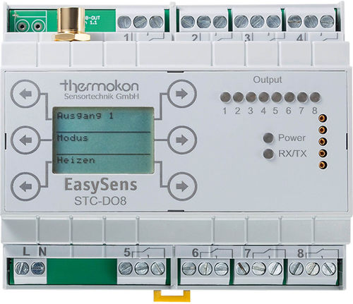 Ricevitore per attuatore - STC-DO8 - Thermokon Sensortechnik - radio / per trasmissione dati / su guida DIN