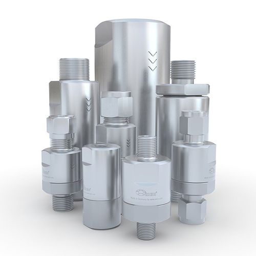 Valvola di ritegno in acciaio inossidabile - TVR2-S1 - WEH GmbH Verbindungstechnik - a sfera / filettata / per l'industria chimica