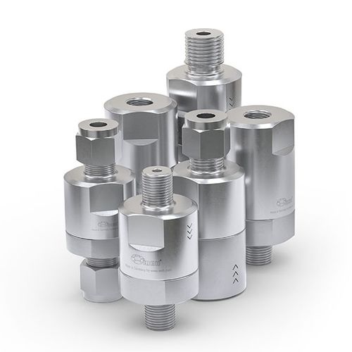 Valvola di ritegno a sfera - TVR200-S1 - WEH GmbH Verbindungstechnik - per gas / per liquidi corrosivi / in acciaio inossidabile