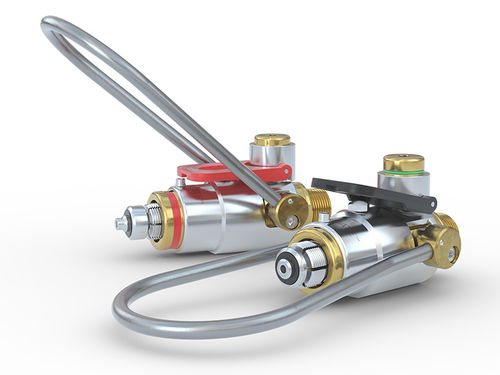 Raccordo pneumatico - CLICKMATE® TW154 - WEH GmbH Verbindungstechnik - rapido / in ottone / in acciaio inossidabile