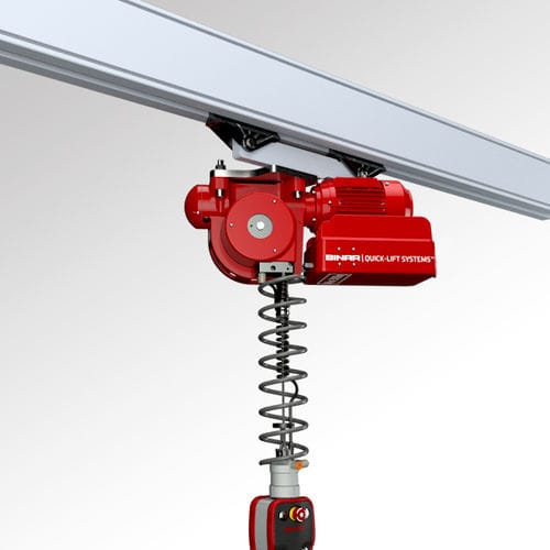 Manipolatore su vie aere - Quick-Lift Rail 300i - Binar Handling AB - pneumatico / meccanico / servocomandato