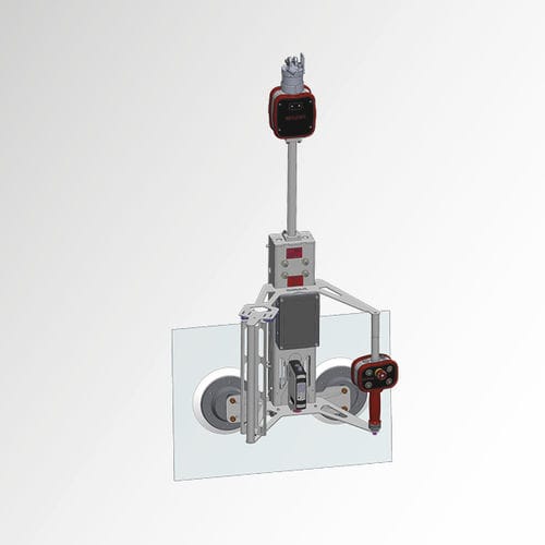 Ventosa di sollevamento per lastra di vetro - Ergo Glass Pneumatic Tilt - Binar Handling AB - regolabile / pneumatica / rotativa