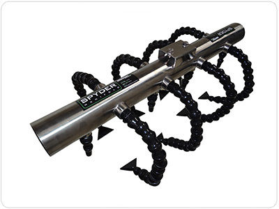Manifold multicanale - Spyder x 8 - Paxton Products - in plastica / per operazioni di soffiaggio e di asciugatura / a ugello