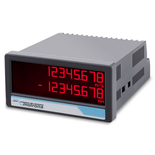 Indicatore a doppio canale - MX350 touchMATRIX® - motrona - di posizione / di velocità / di frequenza