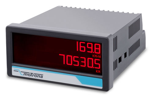 Indicatore a doppio canale - MX355 touchMATRIX® - motrona - di posizione / di velocità / di frequenza