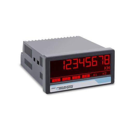 Indicatore di temperatura - DM350 - motrona - di forza / con display LED / con touch screen