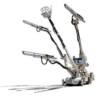 Carro di perforazione per tunnel - T３RW - Furukawa Rock Drill - a tre bracci