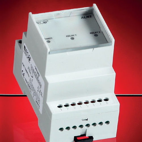 Amplificatore di segnale - ALN2 series - AECO - per sensore / a 2 canali / su guida DIN