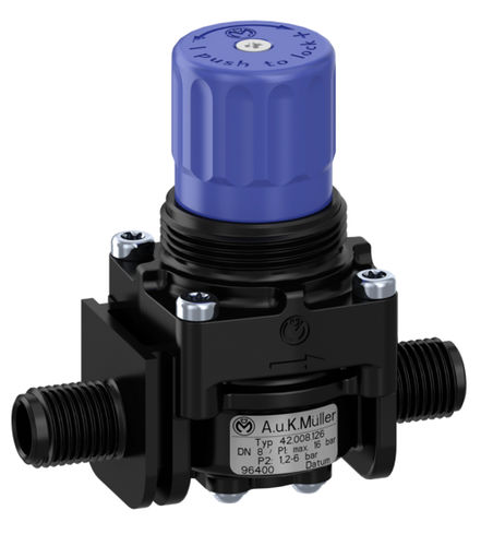 Regolatore e riduttore di pressione per acqua - 42.008.126 - A. u. K. Müller - in acciaio inossidabile / in EPDM / nylon 6