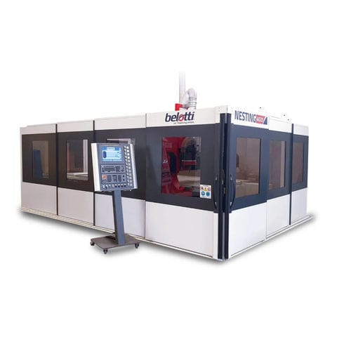 Centro di lavoro CNC 3 assi - NESTING  - Belotti SpA - verticale / per leghe leggere / per materie plastiche