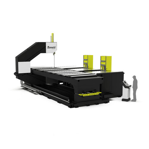 Sega a nastro - NOVA NX - BONETTI Cutting Solutions - verticale / per alluminio / automatica