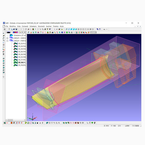 Software di programmazione - TS85 - CB Ferrari - di basi di dati / CAM / per centro di lavorazione
