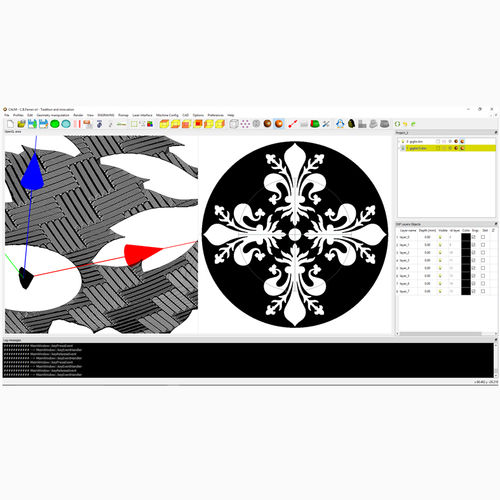 Software di basi di dati - CALM - CB Ferrari - configurazione / CAM / per lavorazione al laser