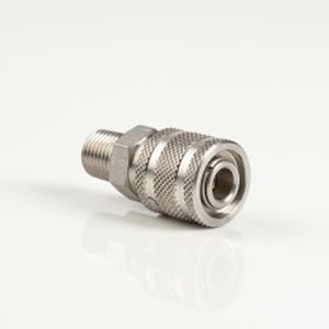 Raccordo per aria compressa - FT 2521, FT 2551, FT 2522, FT 2552 series - F.lli TOGNELLA - rapido / in acciaio inossidabile / maschio
