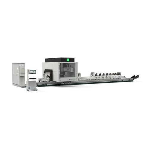 Centro di lavoro CNC 5 assi - FMC SEI - Fom Industrie Aluminium Working Machinery - verticale / per alluminio / per profilati in alluminio