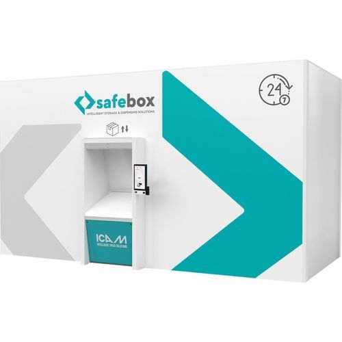 Sistema di stoccaggio automatico per pezzi piccoli - SafeBox - ICAM SPA - per grandi carichi / ad alta densità / per ripiano