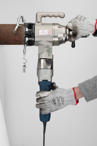 Smussatrice elettrica - Superboiler T4 series - G.B.C. INDUSTRIAL TOOLS - pneumatica / portatile / per estremità di tubi