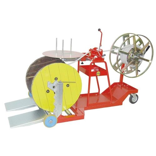 Bobinatrice di cavi - ASB-1 - MECCANICA NICOLETTI - di bobina / manuale / mobile