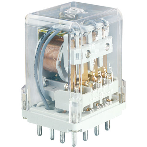 Relè elettromeccanico 12 VDC - R15 4 CO series - RELPOL - 24 VDC / 6 V DC / 48 V DC