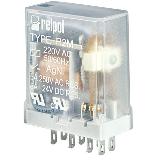 Relè elettromeccanico 6 V DC - R2M series - RELPOL - 24 VDC / 12 VDC / 48 V DC