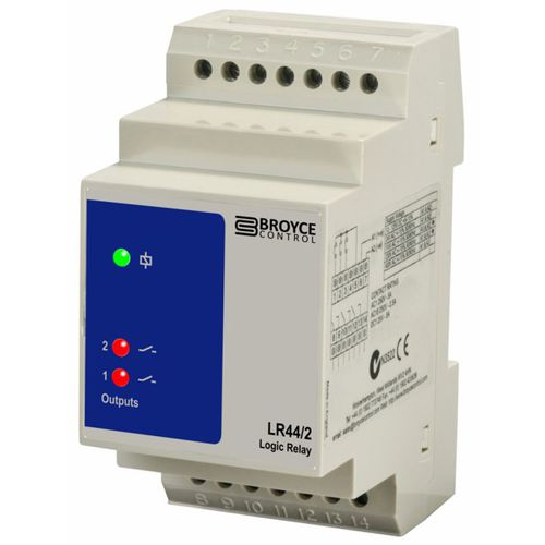 Relè di sorveglianza 2NA - LR44/2 - Broyce Control - AC/DC / motore / per generatore