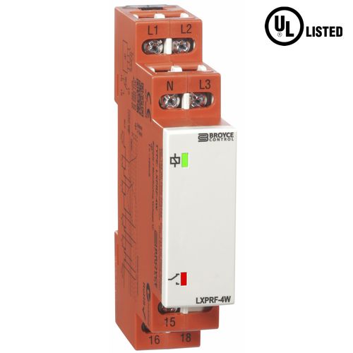 Relè di sorveglianza di sottotensione - LXPRF-4W - Broyce Control - di sequenza di fasi / 1NA/NC / trifase