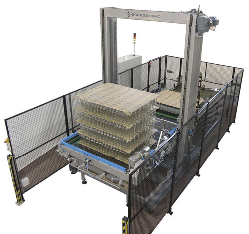 Depallettizzatore per insufflazione - SP90PR - Bortolin Kemo - per bottiglie