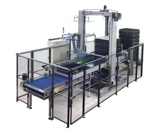 Depallettizzatore per insufflazione - SP90P - Bortolin Kemo - per bottiglie