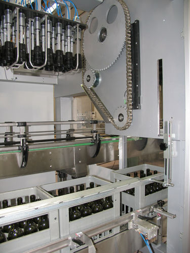 Incassatrice / decassatrice a carico dall'alto - DAM Series - Bortolin Kemo - automatica / per bombole / per l'industria alimentare e delle bevande
