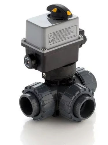 Valvola a sfera - TKDIV/CE - FIP - Formatura Iniezione Polimeri - con attuatore elettrico / di miscelazione / per acqua