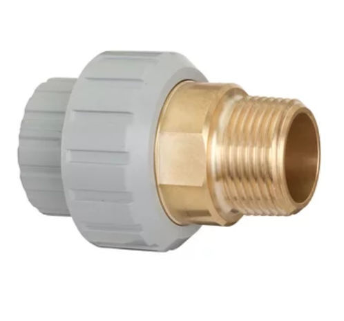 Adattatore idraulico per tubi - BIROC series - FIP - Formatura Iniezione Polimeri - maschio / in ottone / in PVC