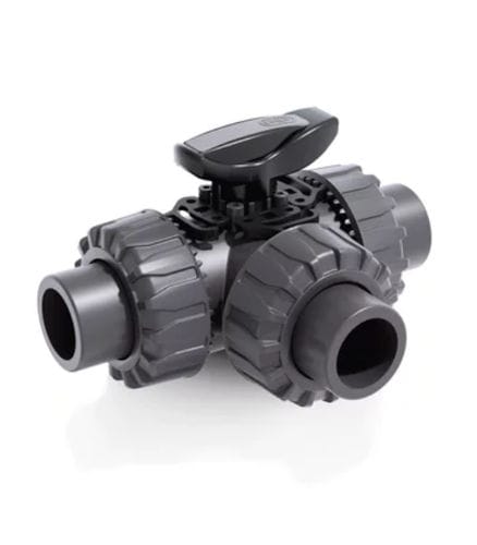 Valvola a sfera - LKDAV - DUAL BLOCK® - FIP - Formatura Iniezione Polimeri - a leva / di miscelazione / per acqua