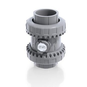 Valvola di ritegno a sfera - SSEIC/A316 - FIP - Formatura Iniezione Polimeri - per acqua / a saldare / in PVC