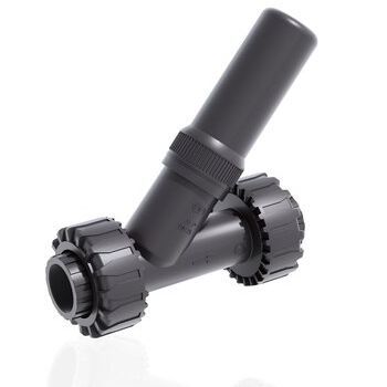Valvola limitatrice di pressione a sede inclinata - SVUFV series - FIP - Formatura Iniezione Polimeri - per acqua / in PVC / a pistone