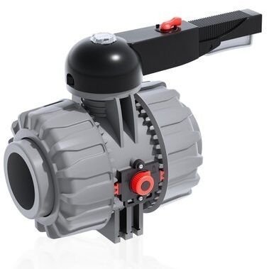 Valvola a sfera - VKDNC - DUAL BLOCK® - FIP - Formatura Iniezione Polimeri - a leva / di controllo / per acqua