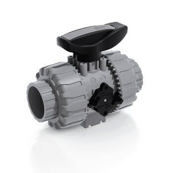 Valvola a sfera - VKDIC - DUAL BLOCK® - FIP - Formatura Iniezione Polimeri - manuale / di controllo / per acqua