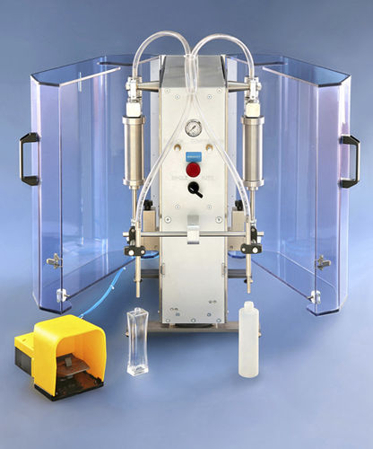 Riempitrice semiautomatica - DVO98 - COVEN EGIDIO - per bottiglie in vetro / per bottiglie in plastica / per flaconi