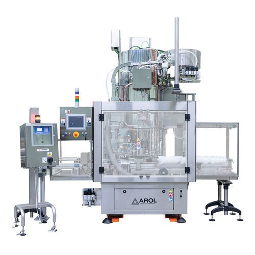 Tappatrice avvitatrice rotativa - EQUATORQUE PK - AROL Closure systems - asettica / automatica / per tappi ad avvitamento in plastica