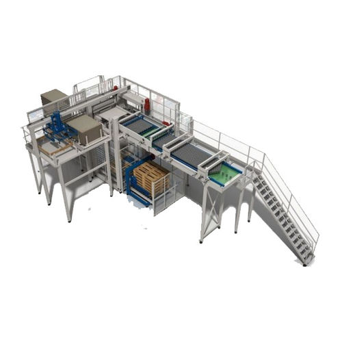 Pallettizzatore a strati - AP EC 40 TRANSFER - CLEVERTECH - dall'alto / per lattine / automatico