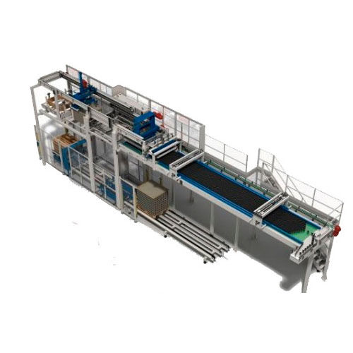 Pallettizzatore a strati - UNIVERSAL AP EC 60 series - CLEVERTECH - dall'alto / per lattine / automatico