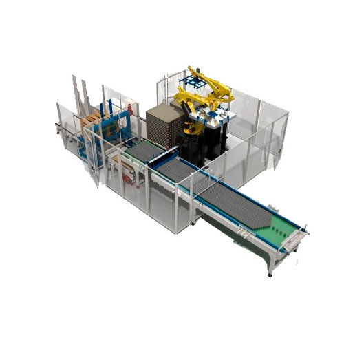 Pallettizzatore e depallettizzatore robotizzato - RAPD EC/FC TORPEDO series - CLEVERTECH - a strati / per bottiglie / per lattine