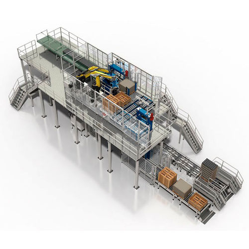 Depallettizzatore a strati - RAD EC/FC TORPEDO Series - CLEVERTECH - robotizzato / per l'industria alimentare e delle bevande / per barattoli vuoti