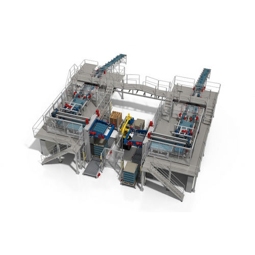 Pallettizzatore a strati - AC 420 Hybrid - CLEVERTECH - dall'alto / robotizzato / di casse