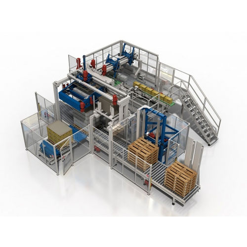 Pallettizzatore a strati - AC 4xx MULTI series - CLEVERTECH - di casse / per cartoni / di pallets