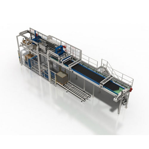 Pallettizzatore a strati - AP FC 60 UNIVERSAL - CLEVERTECH - dall'alto / per bottiglie / per lattine