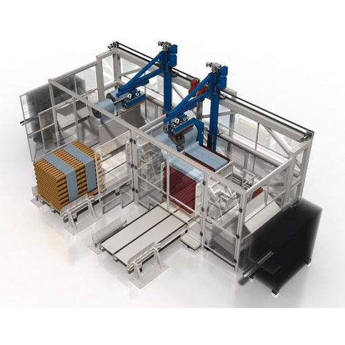 Pallettizzatore robotizzato - TS 28 ST/AL - CLEVERTECH - a strati / automatico / per fine linea