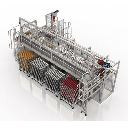 Sistema di carico e scarico per vaschette - TS 12/13 ST/AL Autoflow series - CLEVERTECH - automatico