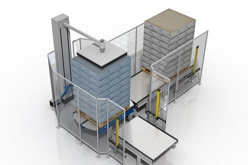 Avvolgitrice fasciapallet a tavola rotante - PF 30 - CLEVERTECH - automatica / per pallet / per pellicola estensibile
