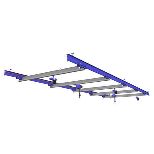 Carroponte bitrave - Gorbel - in alluminio / leggero / sospeso